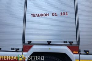 В селе Пензенской области сгорел дом