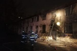 На улице 9 Января в Пензе произошел ночной пожар