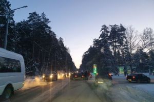 Утром на дороге из Пензы в Заречный произошла авария