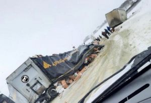 В Бессоновском районе столкнулись два грузовика