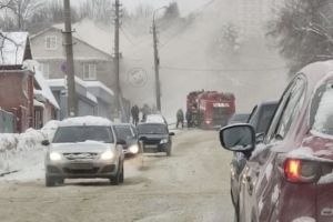 Пензенцы сообщают о пожаре на улице Свердлова