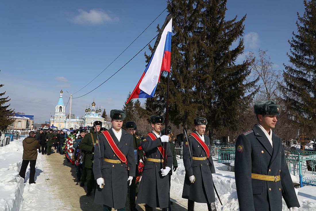 В Кузнецке прошли похороны погибшего на Украине Михаила Афанасова