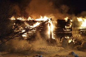 В селе под Пензой сгорел жилой дом