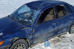 В ДТП под Пензой серьезно пострадала легковушка