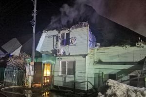 В ночном пожаре на проезде Гончарова в Пензе погиб мужчина