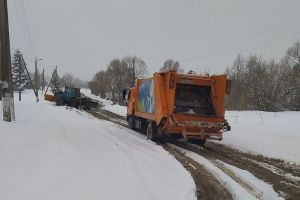 В селе Пензенской области расстроились после механизированной уборки снега