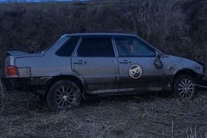 С трассы в Пензенской области улетел легковой автомобиль