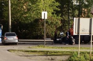 Пензенцы сообщают о сбитом мотоциклисте на улице Воронова