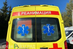 В Пензе после столкновения с автомобилем госпитализировали мотоциклиста