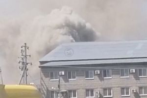 Пензенцы сообщают о пожаре на улице Рябова