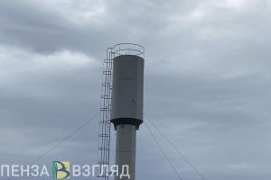 В селе Кузнецкого района отремонтировали водонапорную башню