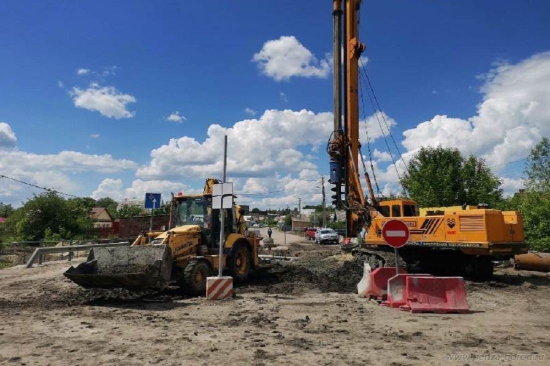 В Пензе сообщили, на каком этапе находится строительство моста на улице  Батайской