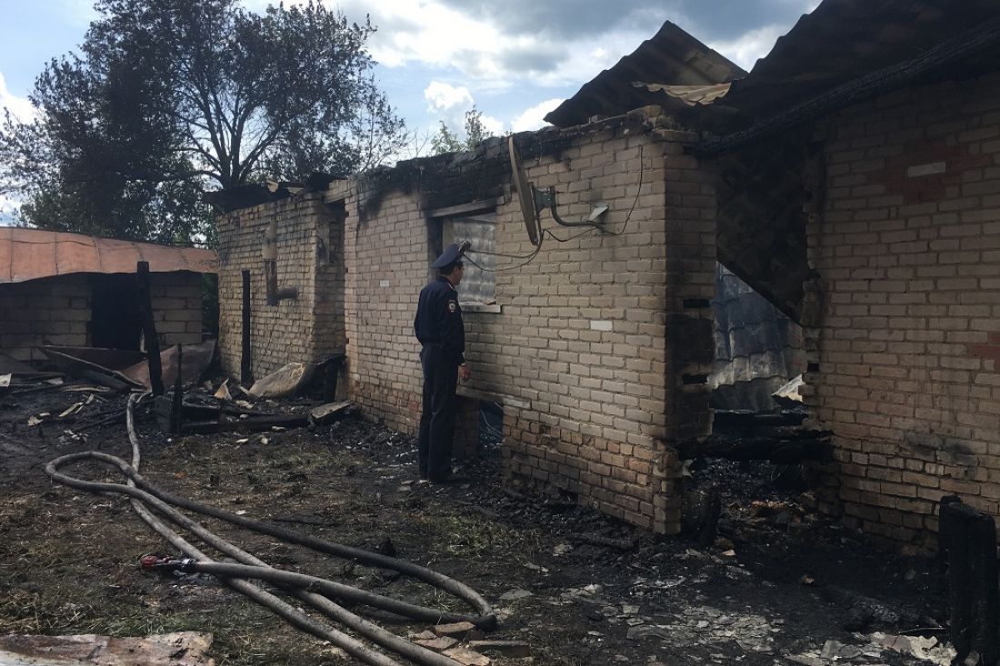 В селе под Пензой при пожаре погиб инвалид