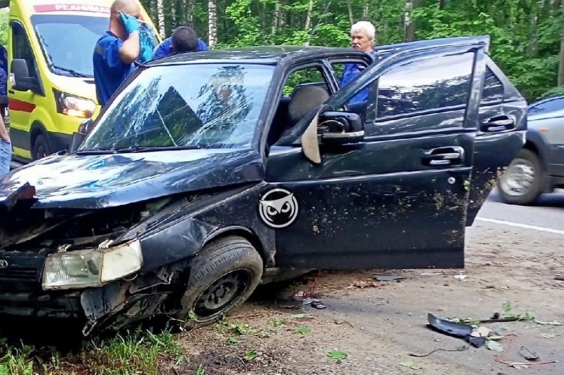 По дороге на Ленинский лесхоз в Пензе разворотило легковушку