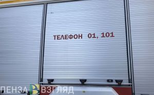 Ночной пожар в Пензе тушили 14 человек