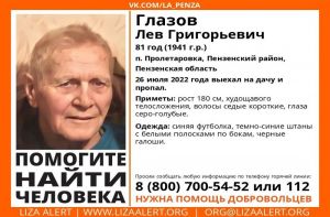 Исчезнувшего 81-летнего пенсионера ищут в Пензенской области