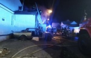 При пожаре на Красноармейской улице в Пензе пострадал мужчина