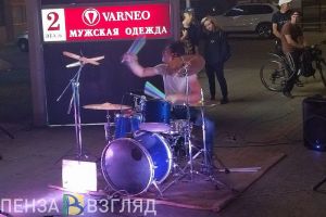 Пензенцев впечатлил уличный барабанщик на Московской