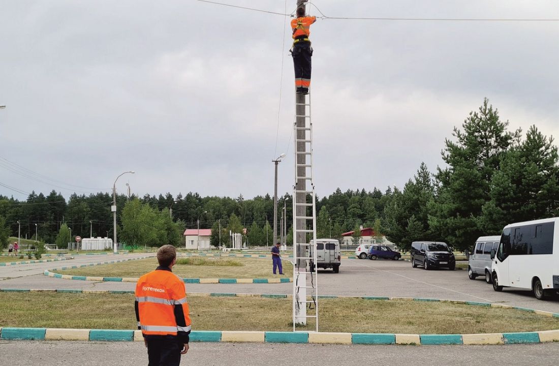 Пункт временного размещения в Леонидовке обеспечили высокоскоростным  интернетом