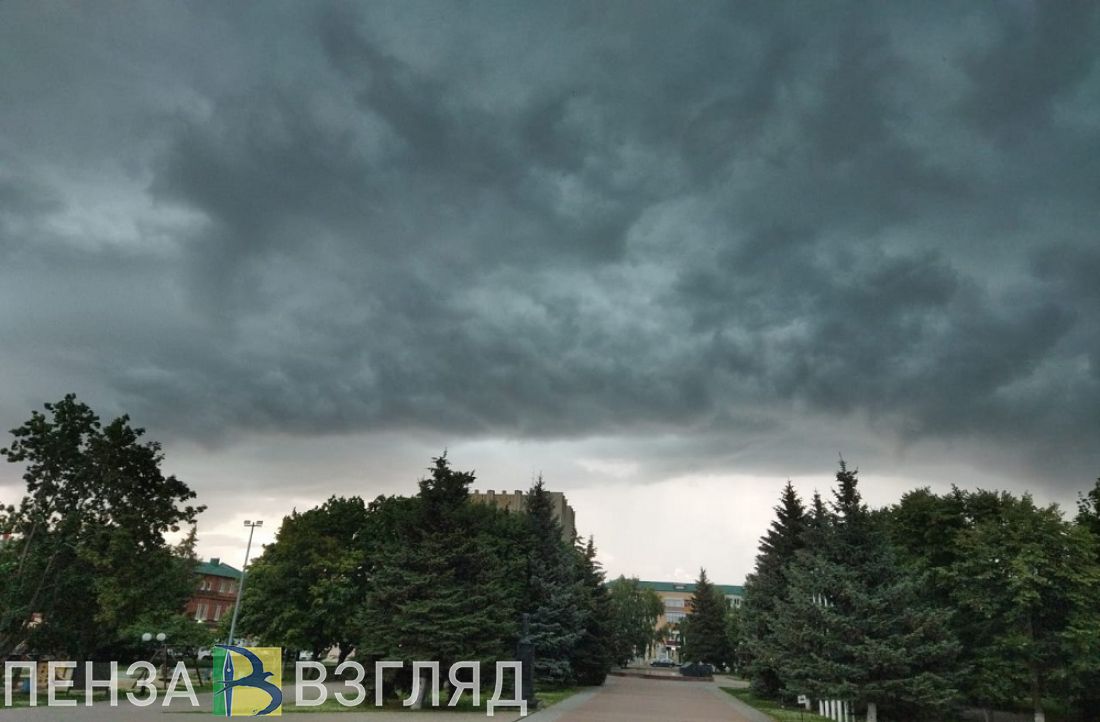 В Пензенской области в воскресенье прогнозируется гроза