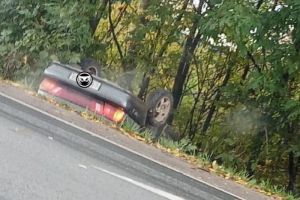 Под Пензой перевернулась отечественная машина