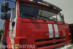 В Пензе при пожаре на Экспериментальной улице спасли человека