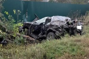 Под Пензой легковой автомобиль изуродовало до неузнаваемости