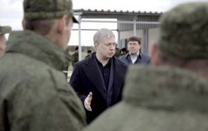 Ульяновский губернатор встретился с бойцами, которые проходят боевое слаживание в Пензе