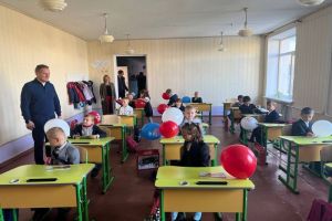 В Пологовском районе заработала школа, которую помогли восстановить пензенцы