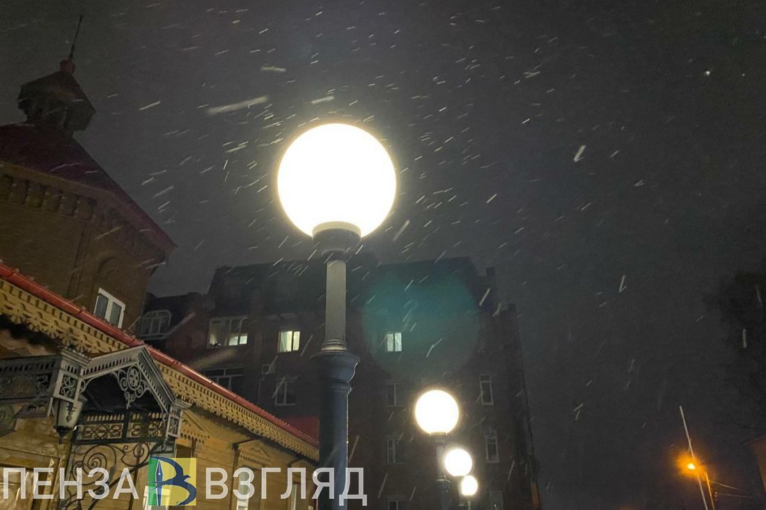 27 октября в Пензе выпал первый снег