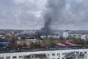 В центре Пензы наблюдается сильное задымление