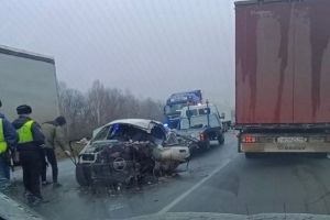 На трассе М-5 под Пензой в аварии разбился легковой автомобиль