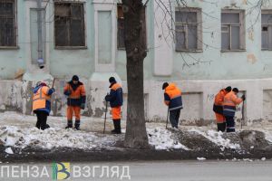 Для обработки пензенских дорог закуплено 16 тысяч тонн пескосоляной смеси
