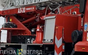 Рано утром под Пензой случился пожар