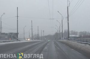 Пензу снова завалило снегом