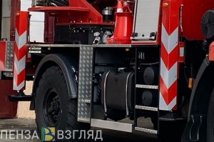 В Кузнецке потушили пожар в двухкомнатной квартире на 8 этаже