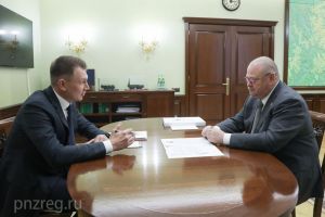 Олег Мельниченко провел рабочую встречу с председателем комитета Совета Федерации