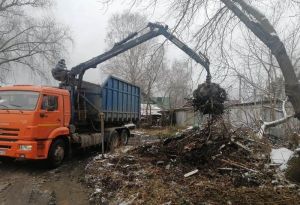 В Пензе собрали и вывезли на полигон ТБО более 150 кубометров мусора
