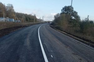 В Башмаковском районе Пензенской области построили новую автодорогу