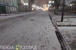 Пензу накрывает снегом