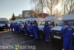 Церемония вручения ключей от новых автомобилей скорой медицинской помощи. Фотогалерея