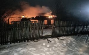 В Пензенской области ночью случился пожар с пострадавшими
