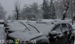 Пензенских водителей предупредили об ухудшении дорожной обстановки из-за снегопада