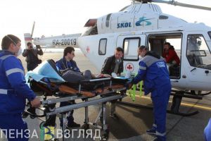 За год в Пензенской области «воздушной скорой» эвакуировано 75 пензенцев