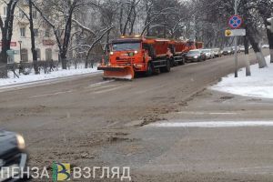 Более 90 спецмашин чистят от снега федеральные трассы в Пензенской области