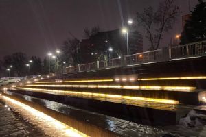 В Пензе на набережной восстановили работу светильников