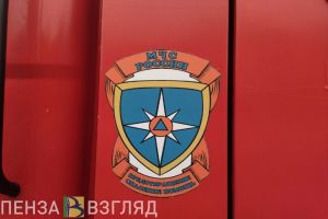 В Пензе на улице Суворова сгорел автомобиль