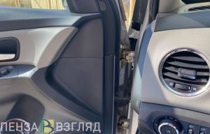 Под Пензой автомобиль улетел в кювет