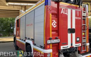При пожаре в одном из зданий 6-й горбольницы Пензы эвакуировали 12 человек