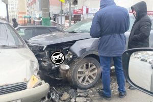 Авария на улице Пушкина в Пензе спровоцировала большую пробку